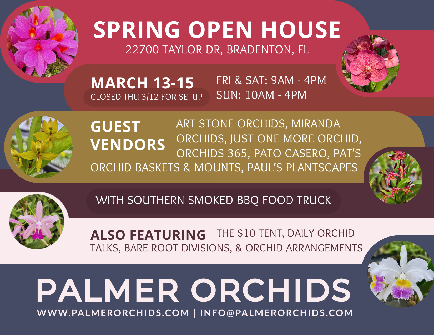 2026 Spring Open House — Palmer Orchids